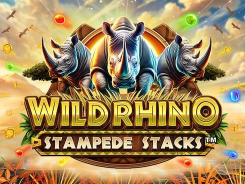 Wild Rhino Stampede Stacks screenshot